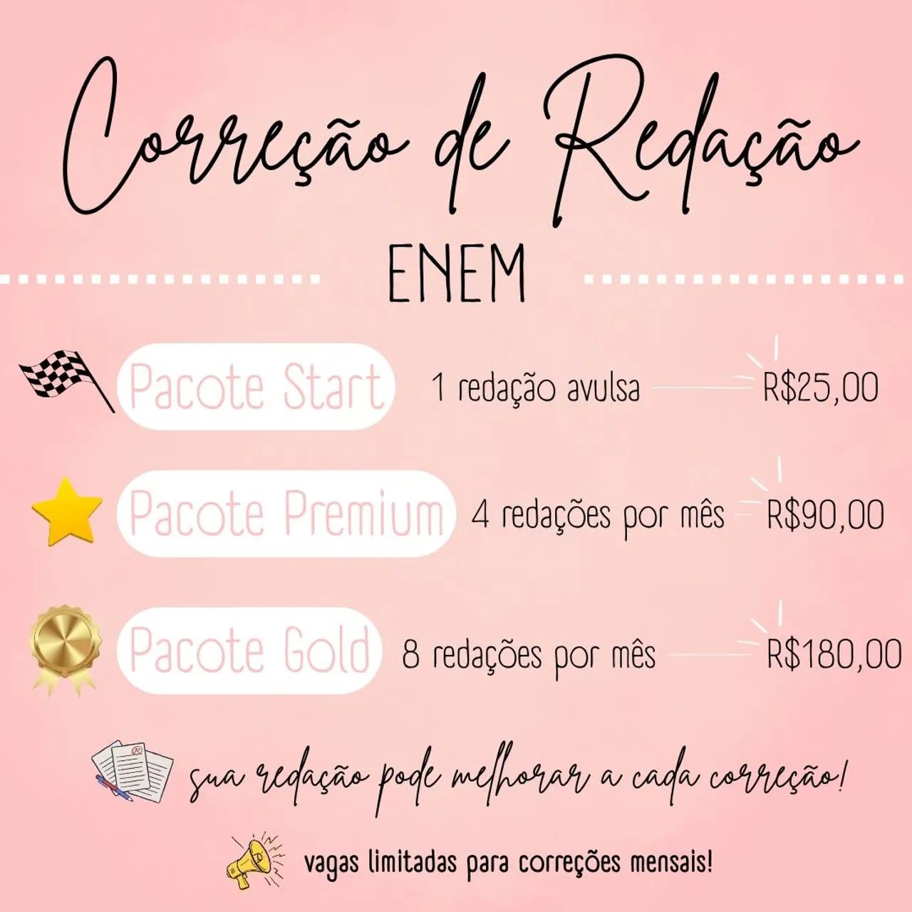 Correção de Redação ENEM!