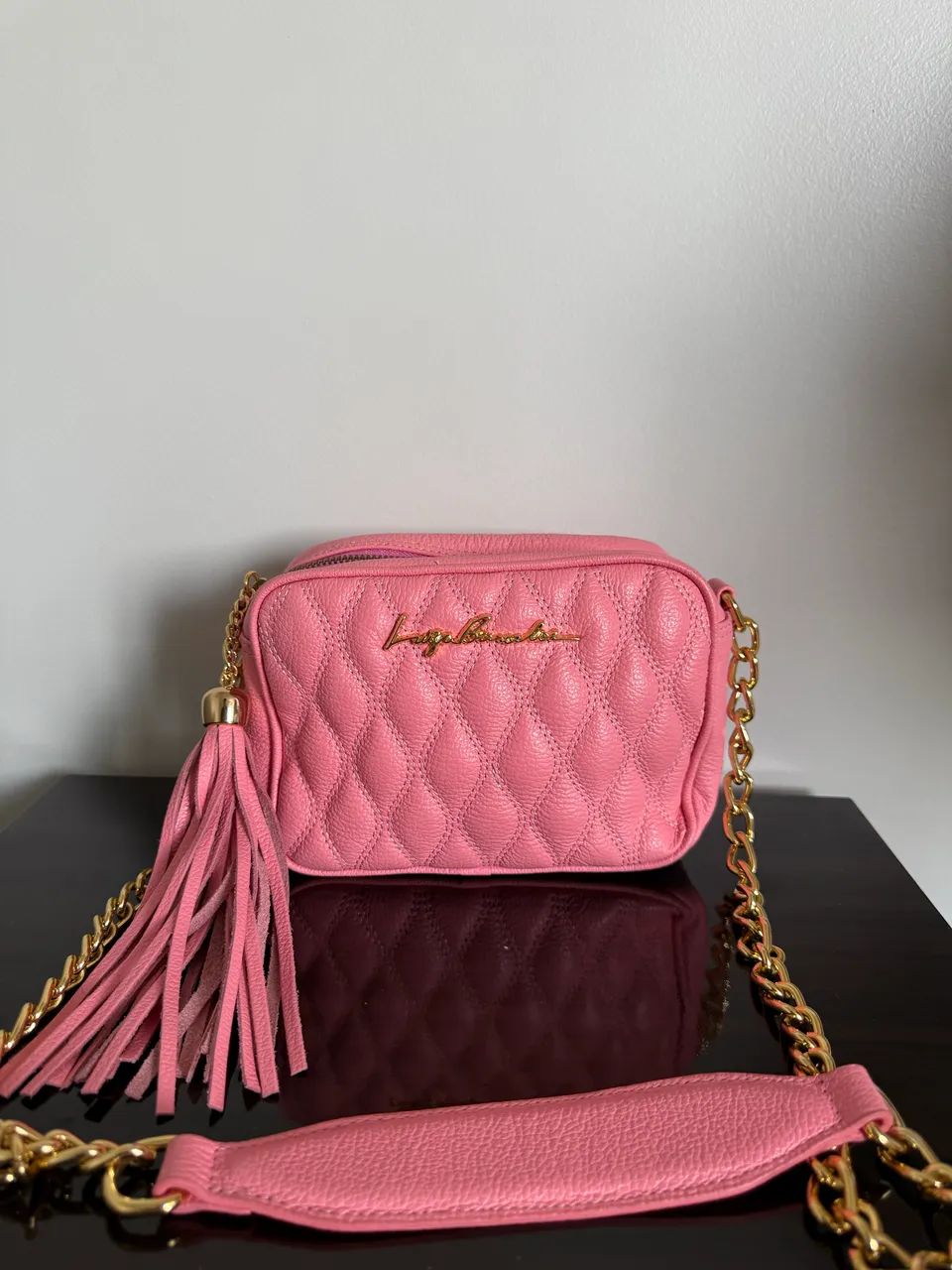 Bolsa Luiza Barcelos rosa claro 