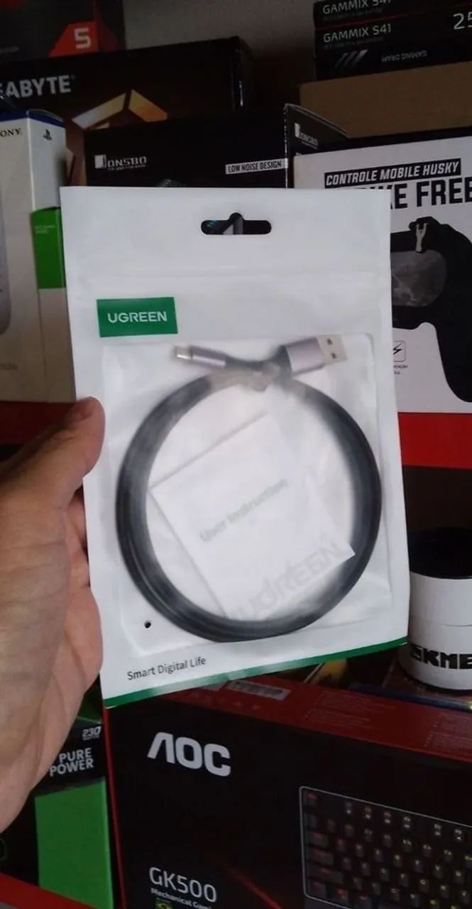 Cabo Micro USB 1m Ugreen - Foto 4