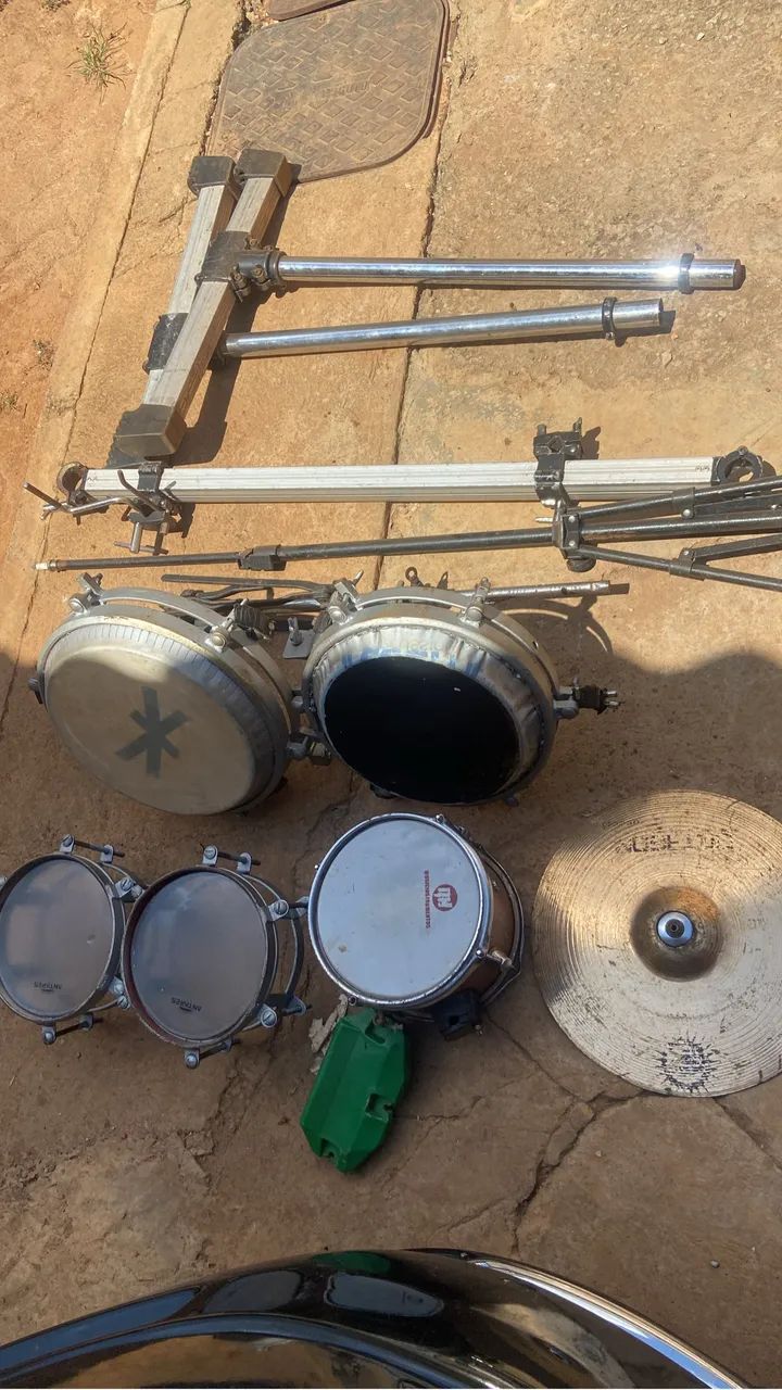 Percussão completa usada