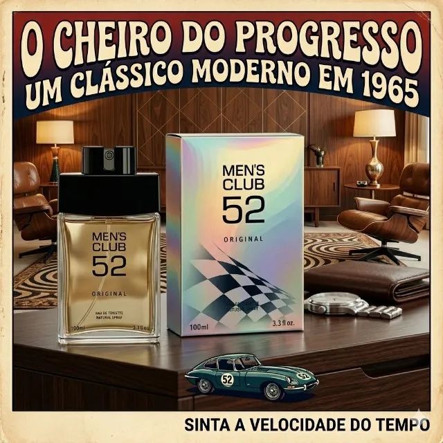Perfume Men's Club 52 Original 100ml - Novo e Original - Foto 5