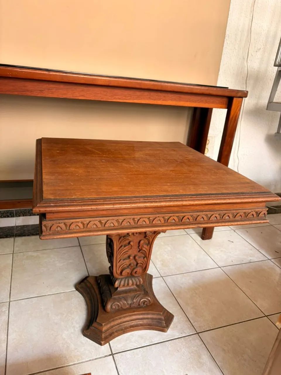 Mesa quadrada / para suporte e Xadrez - Foto 4