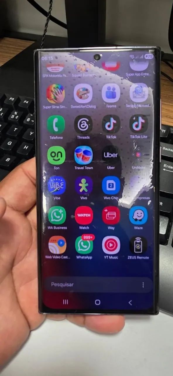 Samsung S22 ultra vendo ou troco - Foto 3