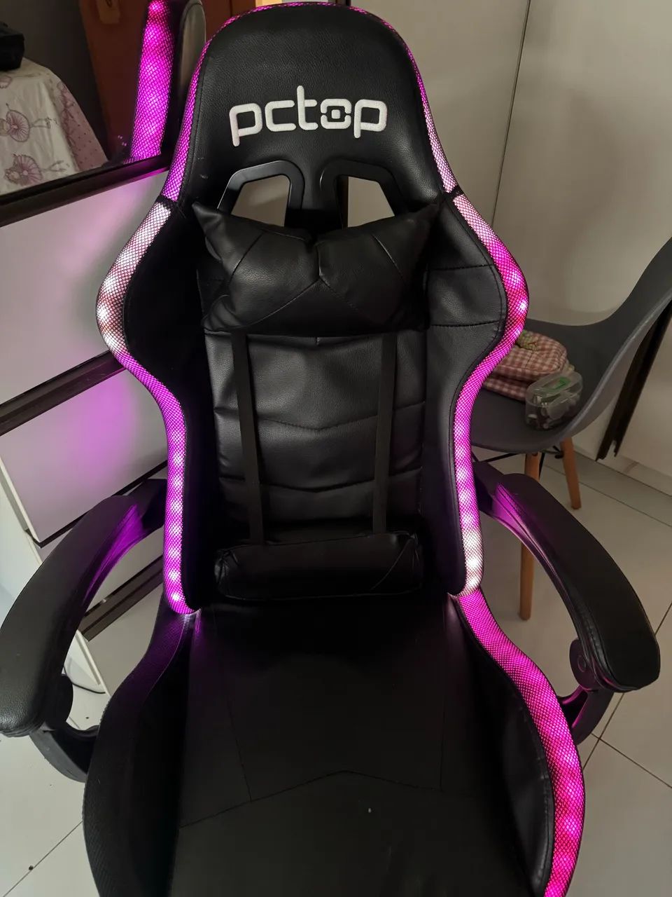 Cadeira gamer com led  - Foto 4