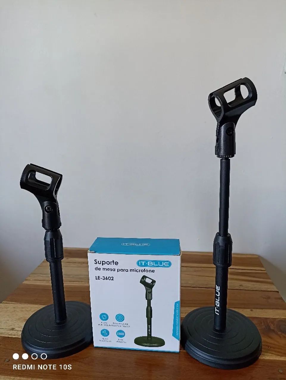 Suporte de mesa para microfone / PROMOÇÃO IMPERDÍVEL  - Foto 2