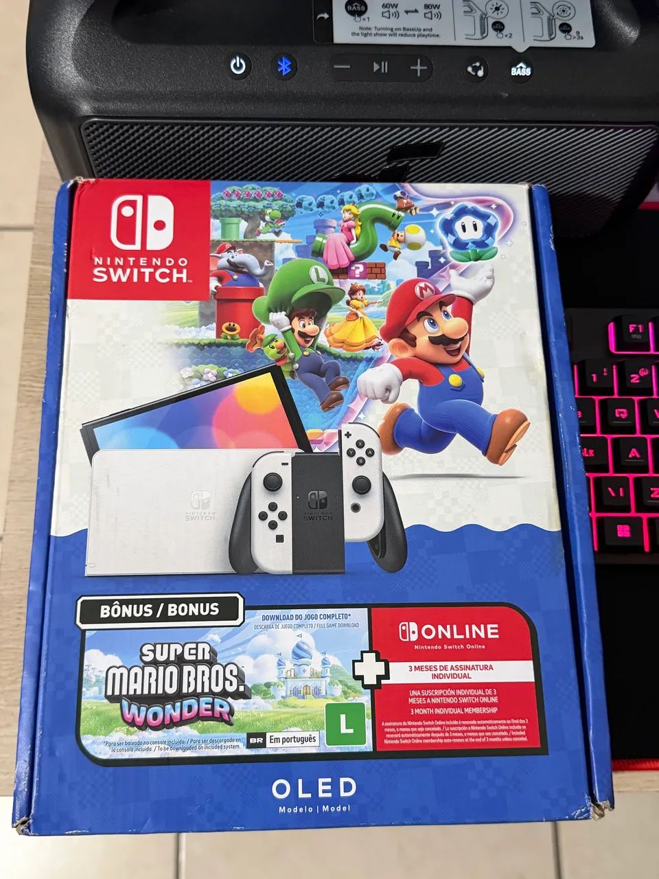 Nintendo Switch OLED LACRADO 64gb - Foto 2