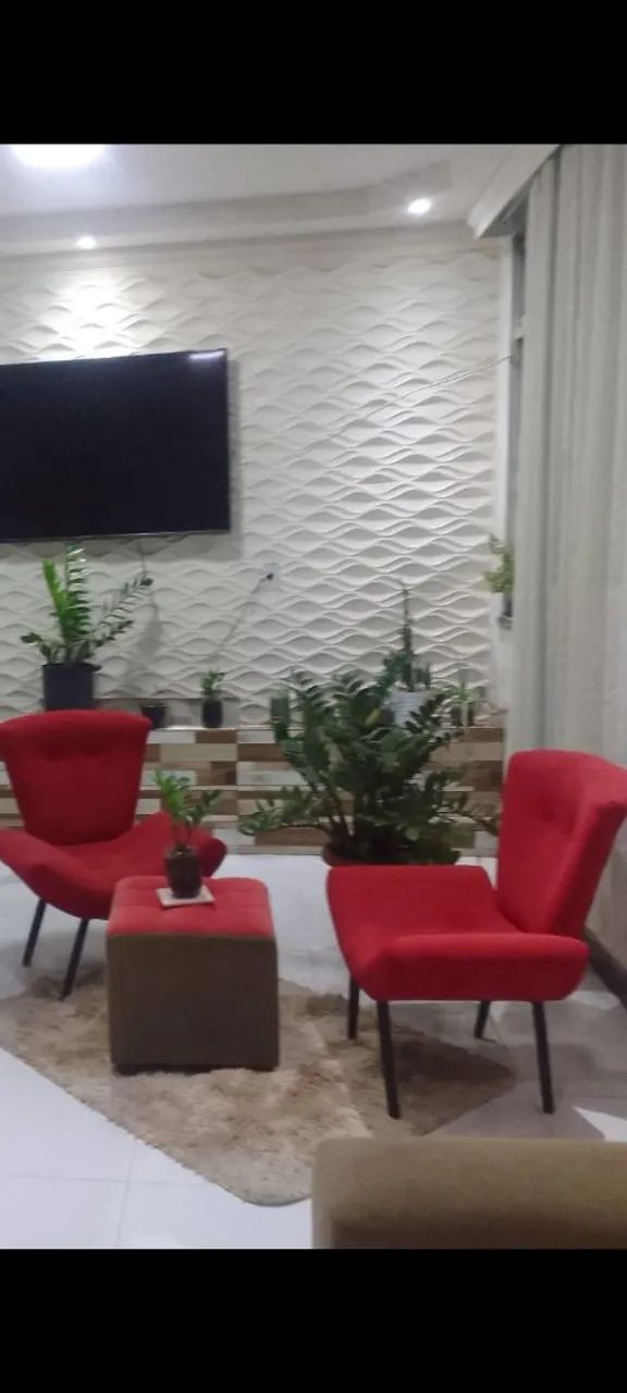 Poltrona, puff e tapete