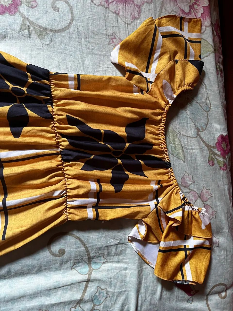 Vestido longo amarelo