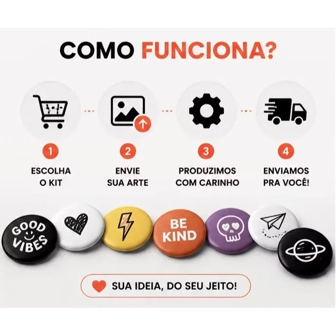 Bottons personalizados 3,8cm - Foto 3