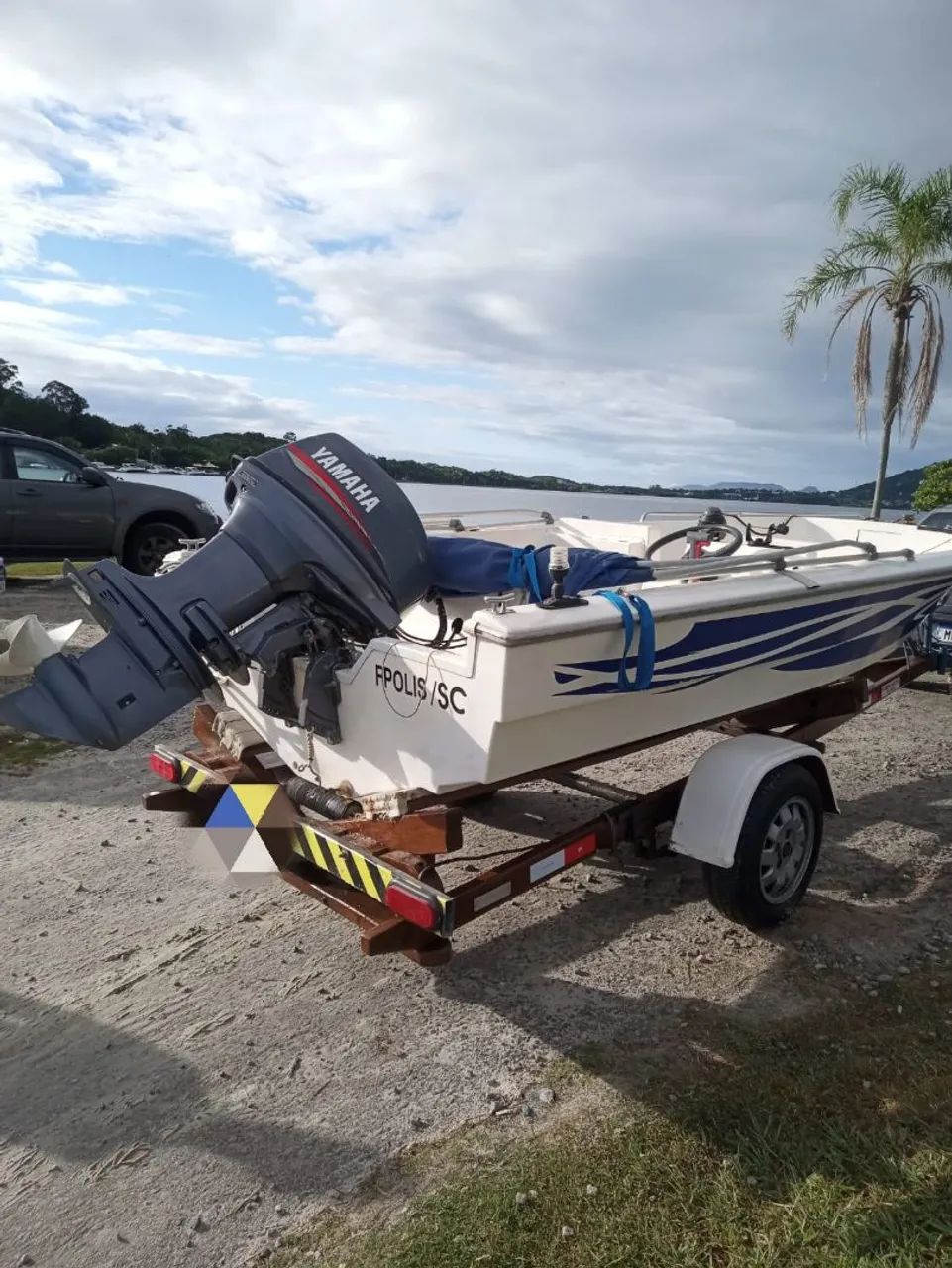 Lancha Arvoredo 14 + Yamaha 40 2t + carreta rodoviaria 