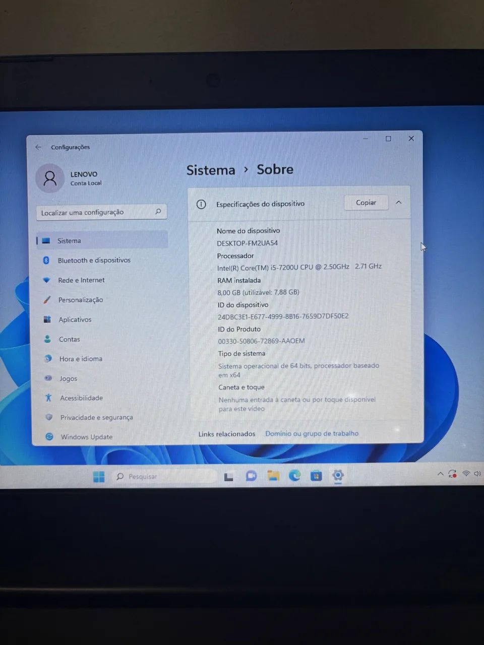 Notebook Lenovo Core i5 | 8GB RAM | Windows 11 Pro - Foto 2