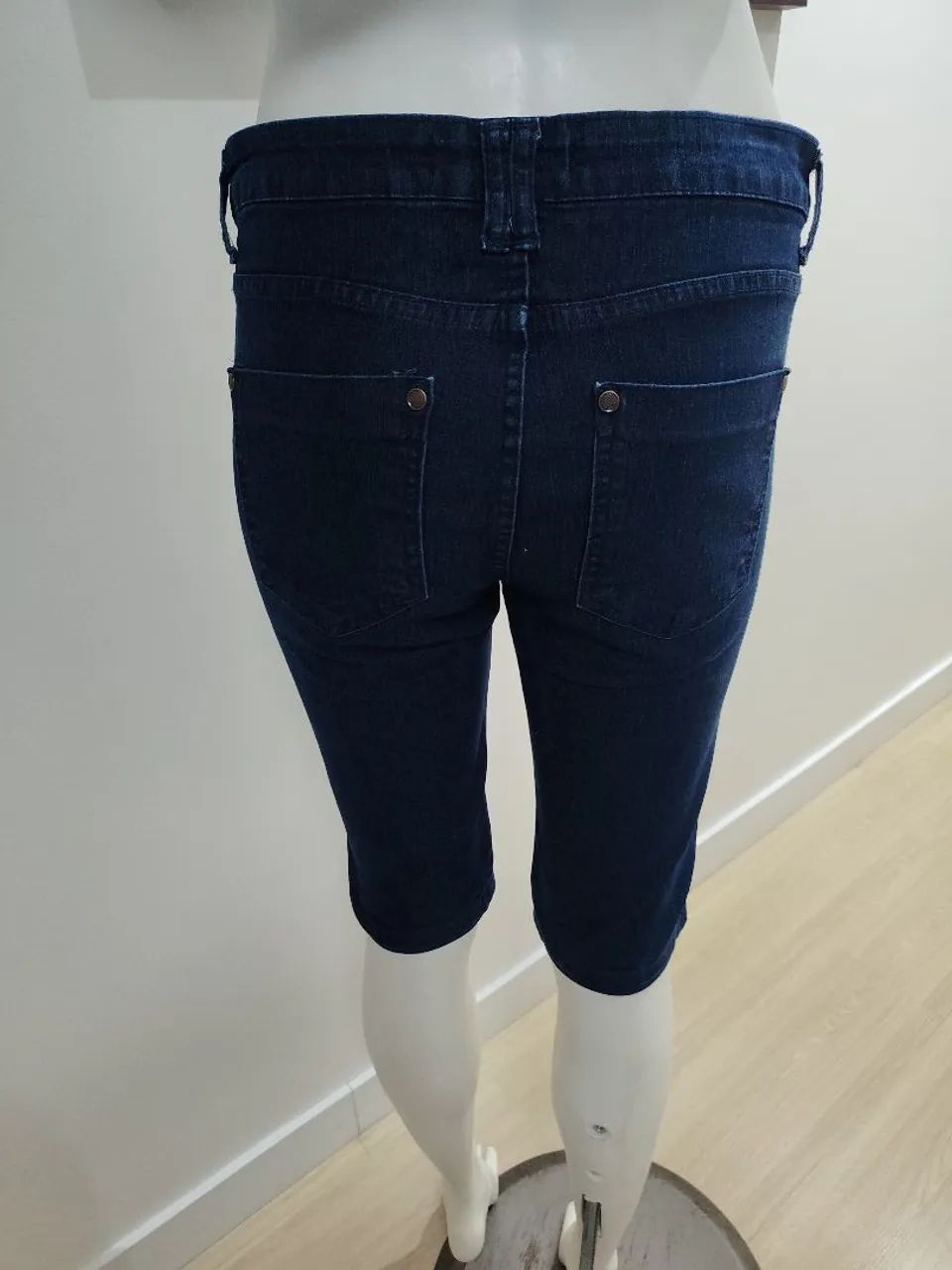 Kit com 3 Bermudas Jeans Femininas Tamanho 38 - Foto 2