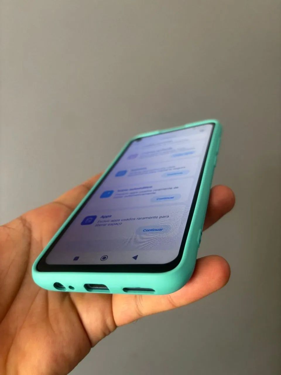 Xiaomi Redmi Note9 64Gb Memoria Leitor Biometrico Capa Case - Foto 3