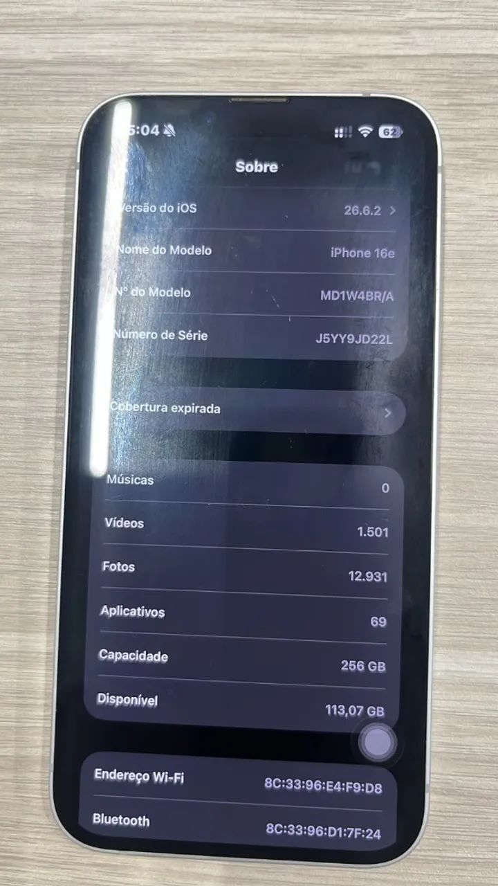 Iphone 16e 256g - Seminovo - Foto 4