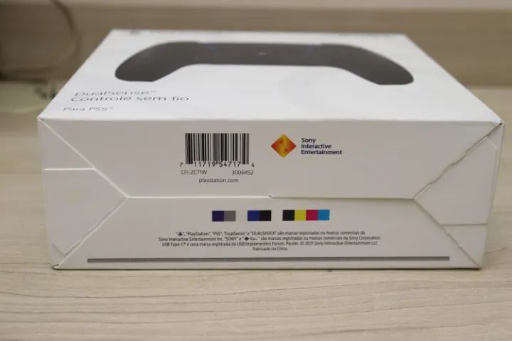 Controle sem fio DualSense Midnight Black PS5 - Original, Novo e Lacrado C/ Nota - Foto 5