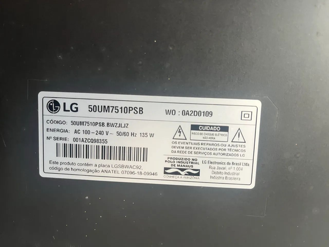 Tv LG 50 polegadas  - Foto 2