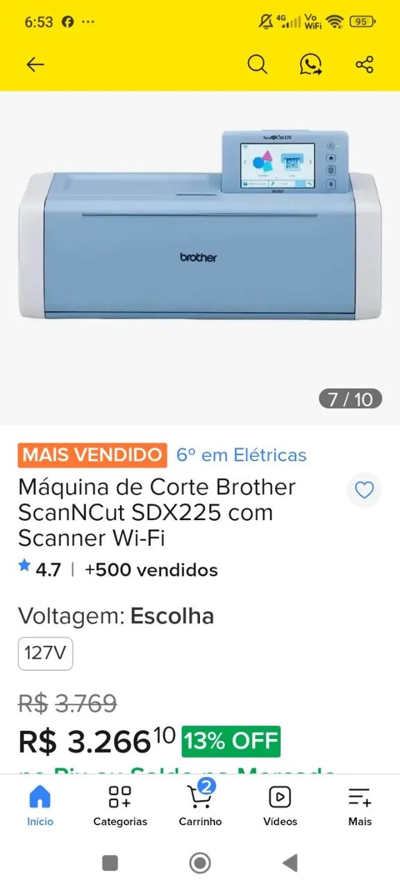 brother scancut SDX 125 