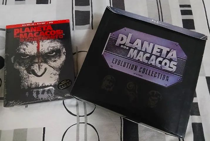 Box Completo Planeta dos Macacos + Planeta dos Macacos(O Confronto)Especial 3D - Foto 3