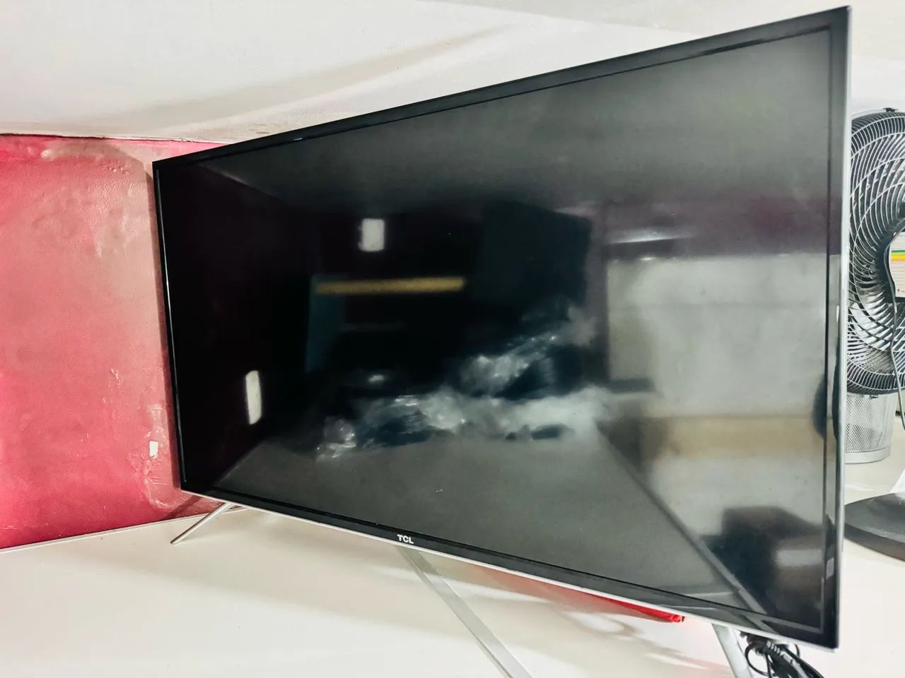 Itens para casa e loja tv porta de vidro placa - Foto 3