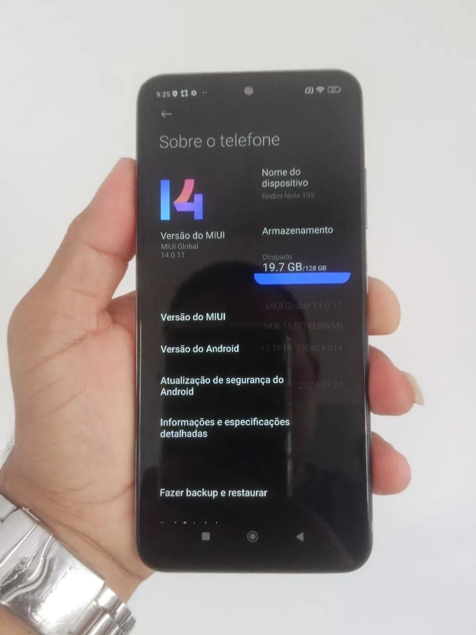 REDMI NOTE 10S 128GB+6GB.RAM PERFEITO! GARANTIDO  - Foto 3