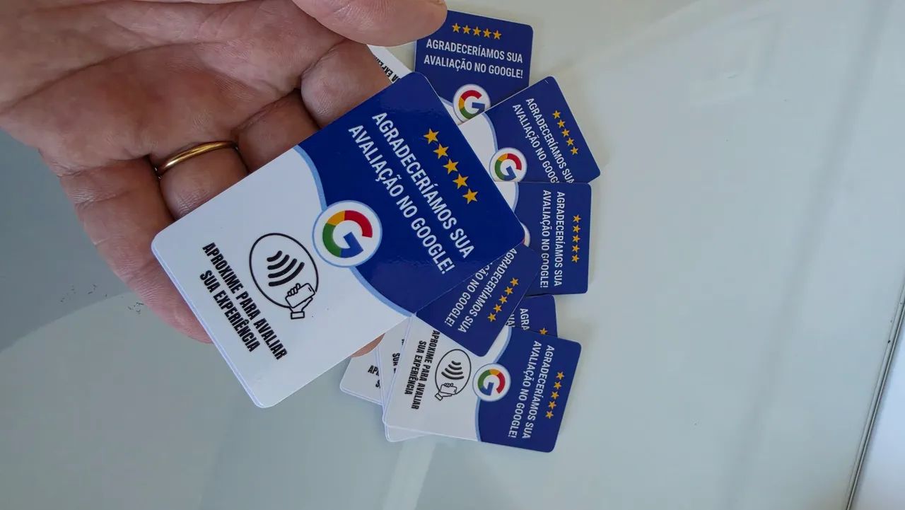 Cartão de Avaliação Google NFC - Aumente suas Notas e Clientes - Foto 2