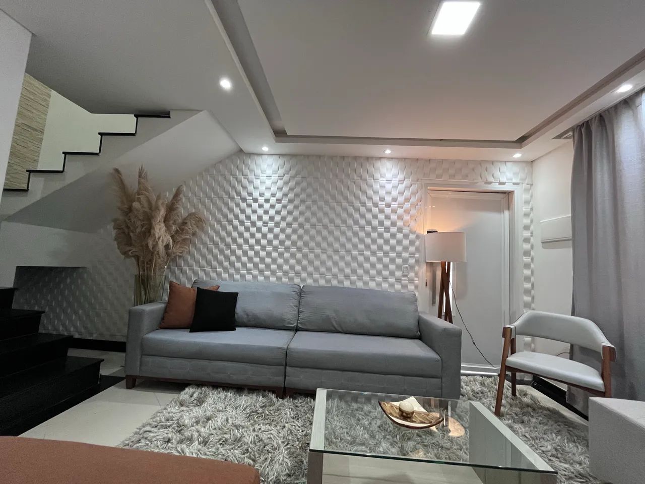 Sofá living slim semi novo - Foto 3
