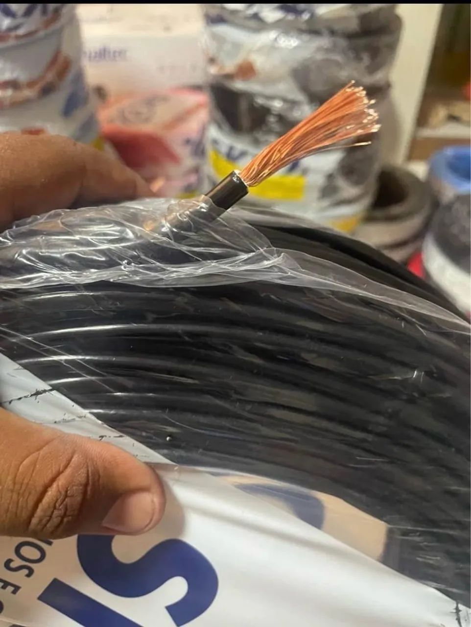 Fios primeira linha e tomadas modular  - Foto 2