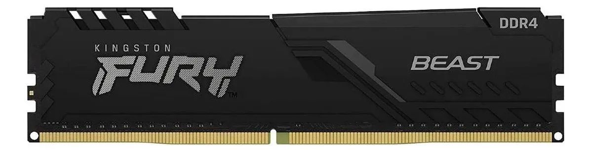 Memória RAM Kingston Fury Beast 8GB DDR4 3200MHz - NOVA LACRADA - Foto 3