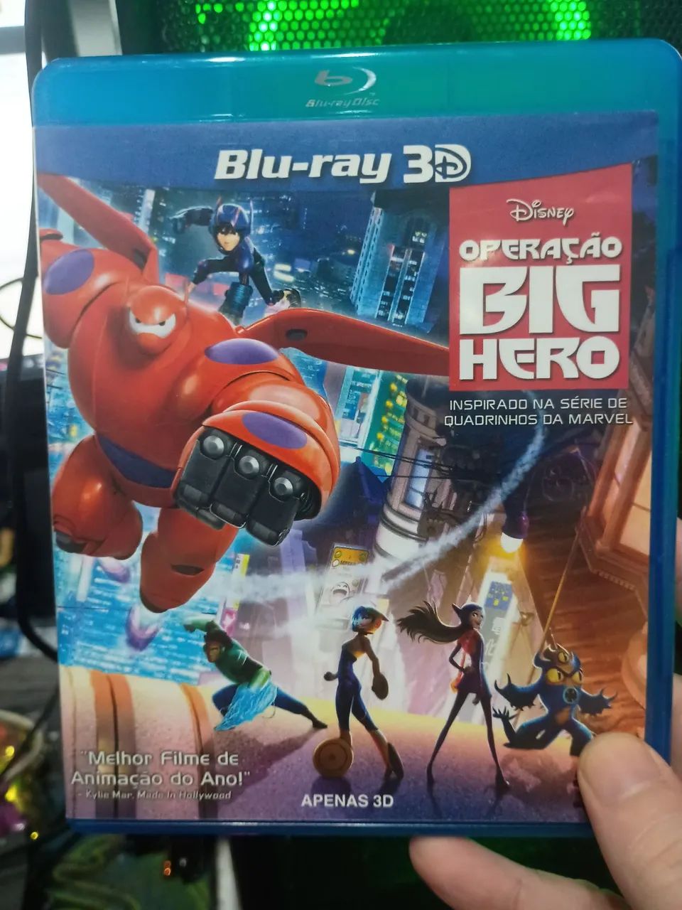 Blu Ray Operação Big hero 3D Disney original bd - CDs, DVDs etc