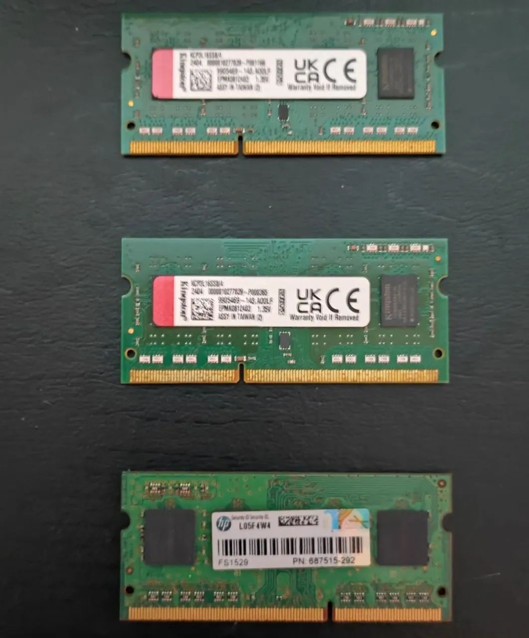 Memória RAM 4GB DDR3L P/ NoteBook