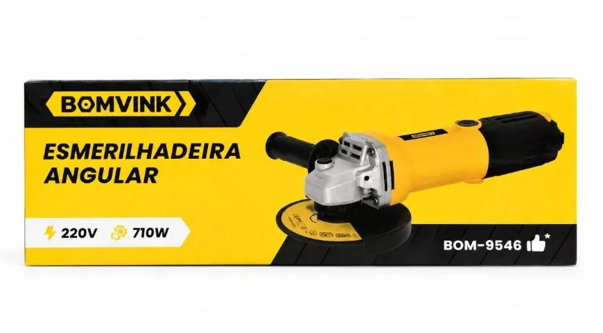 Esmerilhadeira angular BOM VINK BV-115 - Foto 2