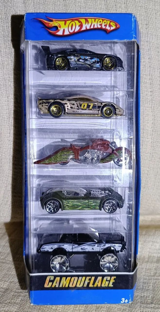 Hot Wheels Pack 5 Camouflage 2007 1:64