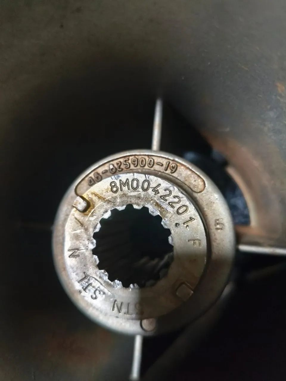 HÉLICE MERCURY LASER II INOX 19P - ORIGINAL - Foto 4