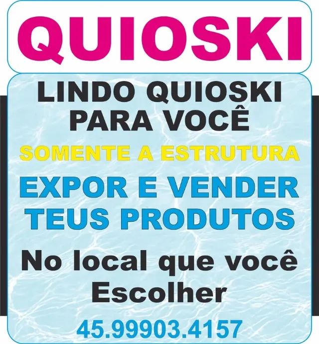 QUIOSKI DE SHOPPING EM MDF - Foto 2