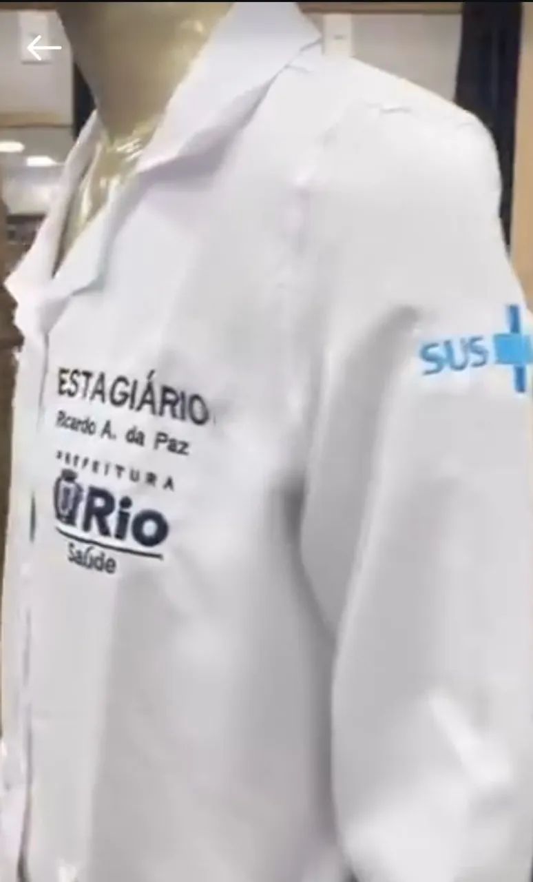 Jaleco estagiário da prefeitura  - Foto 3