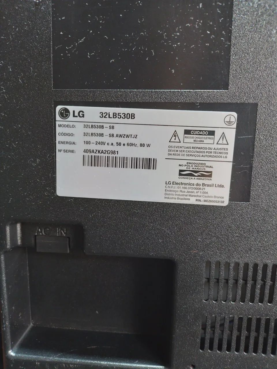 Vendo tv LG 32 pol não é smart  top - Foto 3