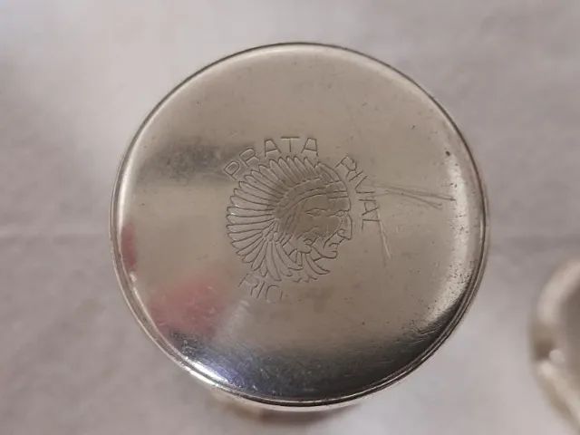 Castiçais Vintage Prata Rival Rio - Colecionáveis - Foto 4