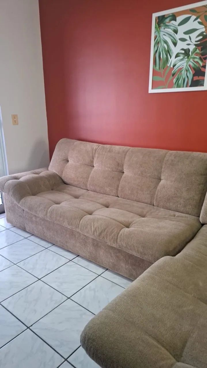 Sofá com Chaise - 2 Peças  - Foto 2
