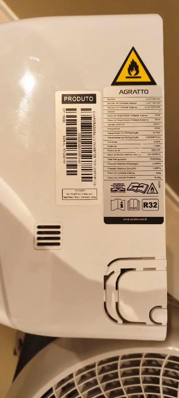 Ar Condicionado Agratto Inverter - Foto 5