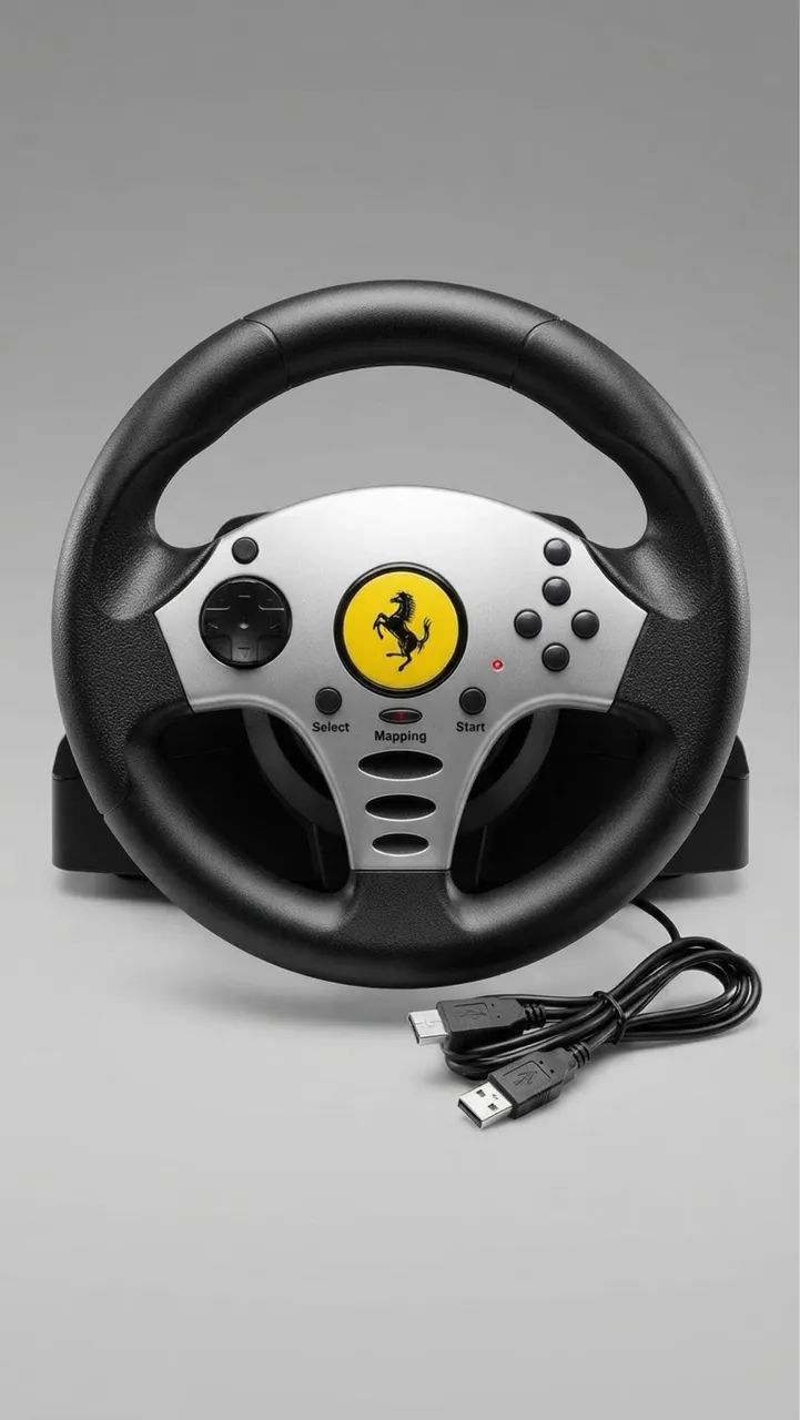Volante Thrustmaster Ferrari Challenge (PS3 / PC) - Ótimo Estado - Foto 3