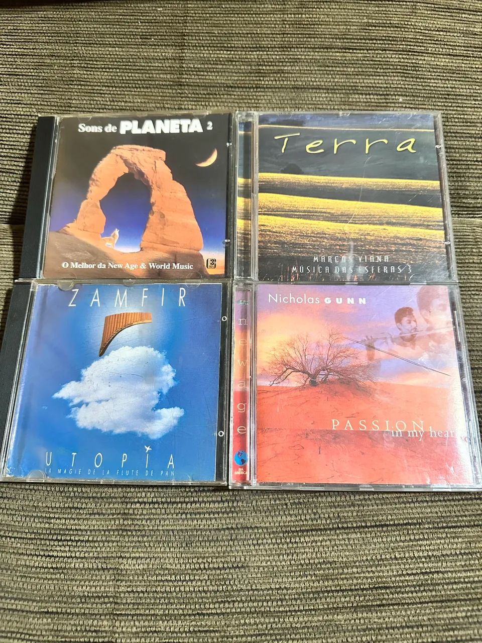 Cds New Age - Sons da Terra , Nicholas Gun e Zamfir - CDs, DVDs