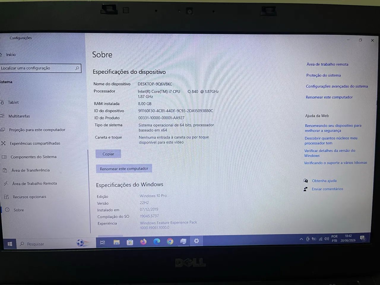 Notbook Dell Latitude E6510 - Core i7 + 8GB RAM + SSD 2TB  - Foto 2