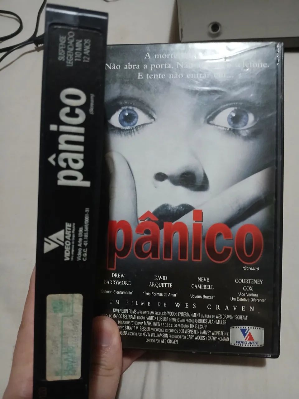 Vhs panico scream terror wes craven