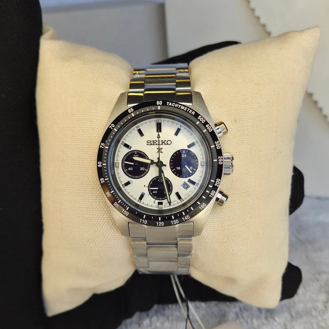 Relógio Seiko Prospex Speedtimer (Panda) SSC813P1 - NOVO - Foto 2