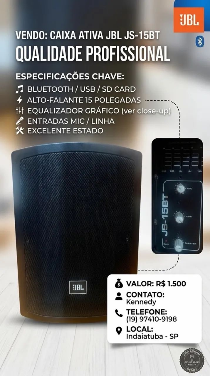Caixa de som JBL
