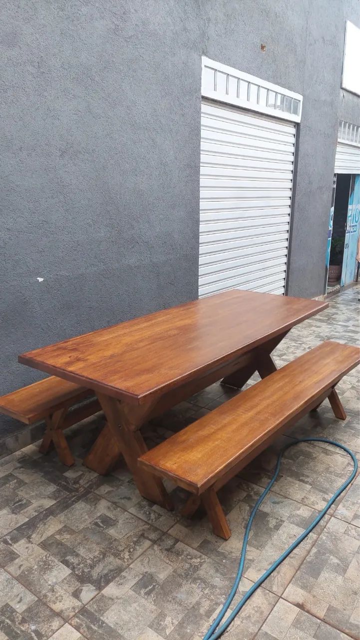 Mesa de madeira  - Foto 3