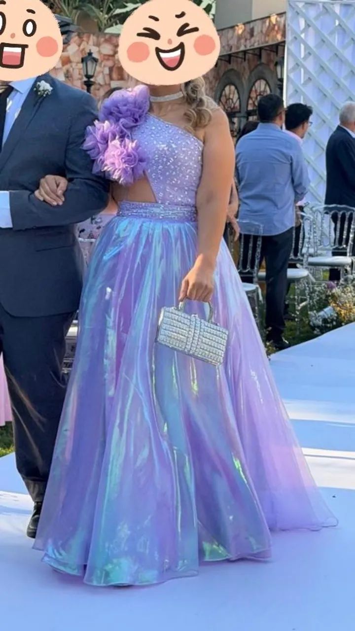 Vestido de Festa Lilas - Foto 3