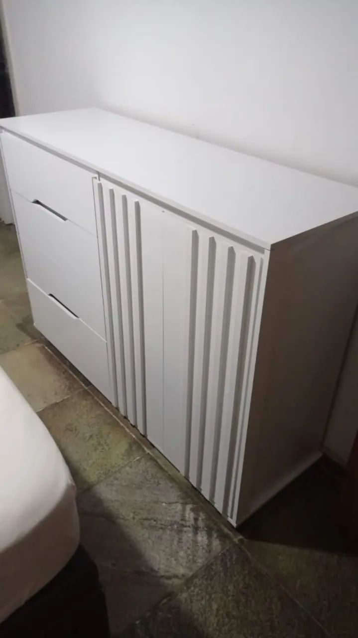 Vende se cômoda branca. - Foto 4