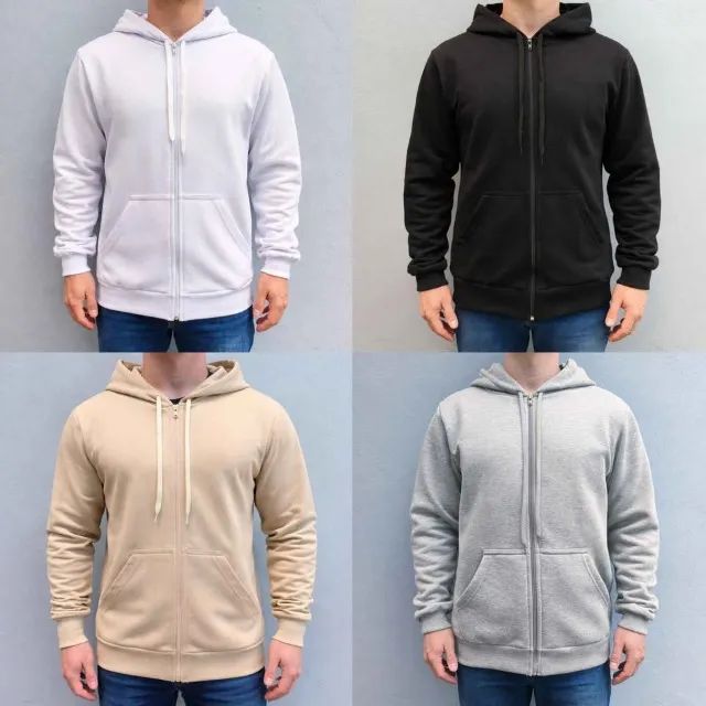 Blusa de Moletom com Zíper