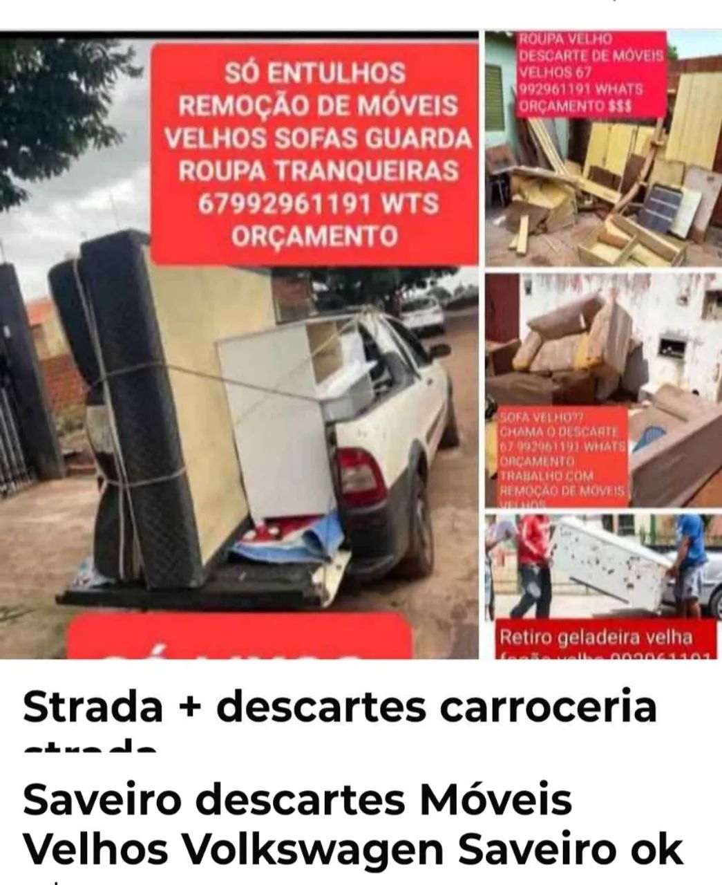 Retiro Móveis Velhos Só descartes  - Foto 3